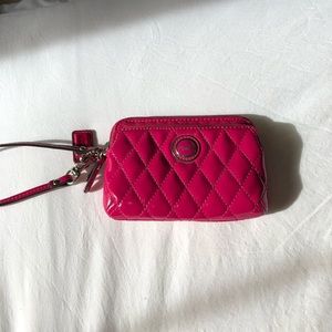 Coach pink wallet
